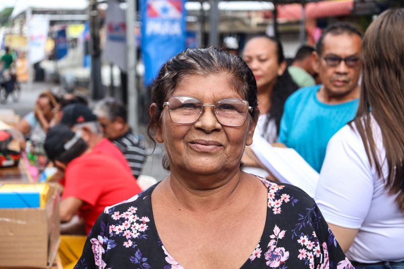 Raimunda Costa Cunha, beneficiada. <div class='credito_fotos'>Foto: Bruno Cecim / Ag.Pará &nbsp;&nbsp;|&nbsp;&nbsp; <a href='/midias/2024/originais/18007_2d35fa25-6242-e9ba-14e1-e9c781949d16.jpg' download><i class='fa-solid fa-download'></i> Download</a></div>