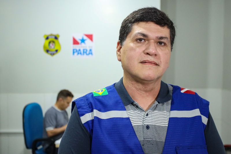 José Eduardo dos Santos - Corregedor da polícia científica <div class='credito_fotos'>Foto: Marcelo Lelis / Ag. Pará &nbsp;&nbsp;|&nbsp;&nbsp; <a href='/midias/2024/originais/18255_9e609916-4bcd-0c2d-a0fb-0b27c643c9fe.jpg' download><i class='fa-solid fa-download'></i> Download</a></div>