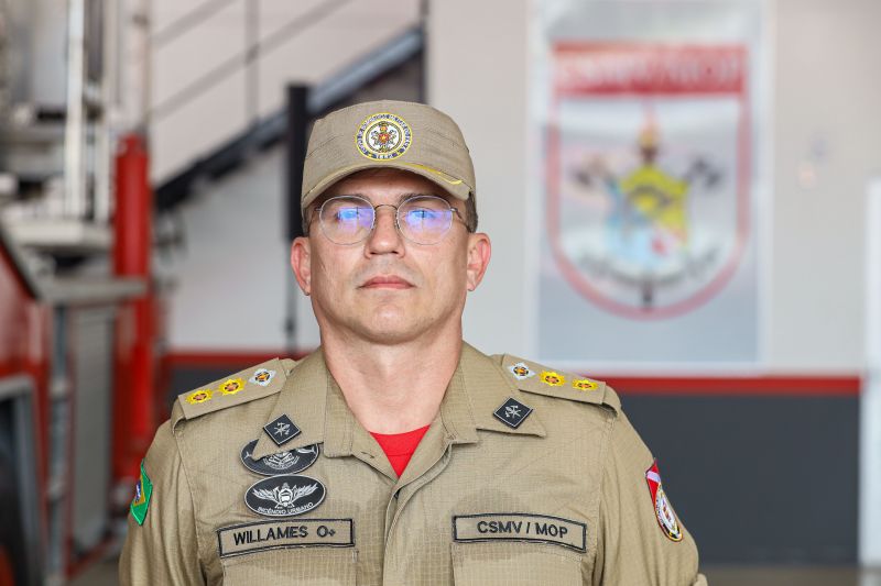 Tenente coronel Williames Florentino de Andrade    Comandante do centro de suprimento e manutenção de viaturas e materiais operacionais <div class='credito_fotos'>Foto: Marco Santos / Ag. Pará &nbsp;&nbsp;|&nbsp;&nbsp; <a href='/midias/2024/originais/18328_ad8b4679-80d7-e6ce-22cd-0f0f665646af.jpg' download><i class='fa-solid fa-download'></i> Download</a></div>