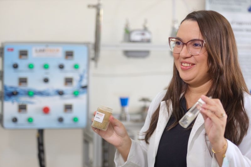 Ana Paula Silva, pesquisadora do Labtecs <div class='credito_fotos'>Foto: Bruno Cecim / Ag.Pará &nbsp;&nbsp;|&nbsp;&nbsp; <a href='/midias/2024/originais/18855_5b6603ef-1530-555f-6feb-e9faf3bff256.jpg' download><i class='fa-solid fa-download'></i> Download</a></div>