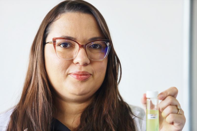 Ana Paula Silva, pesquisadora do Labtecs <div class='credito_fotos'>Foto: Bruno Cecim / Ag.Pará &nbsp;&nbsp;|&nbsp;&nbsp; <a href='/midias/2024/originais/18855_8b95a968-9182-d1e1-eb3c-57313fa114b7.jpg' download><i class='fa-solid fa-download'></i> Download</a></div>