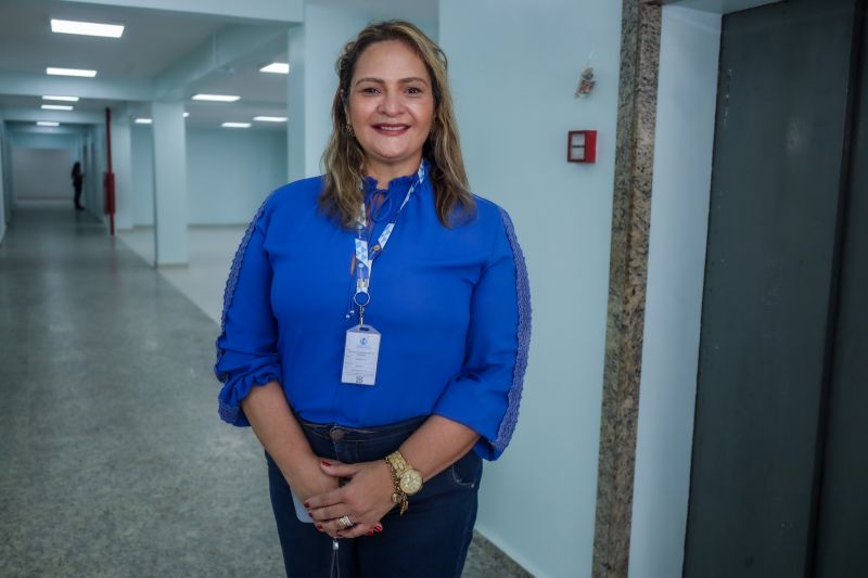 Nathalia Freitas, coordenadora da engenharia predial e arquitetura do HC <div class='credito_fotos'>Foto: Bruno Cecim / Ag.Pará &nbsp;&nbsp;|&nbsp;&nbsp; <a href='/midias/2024/originais/19969_a8634957-343f-e509-e4d9-1ec9f6c859f8.jpg' download><i class='fa-solid fa-download'></i> Download</a></div>