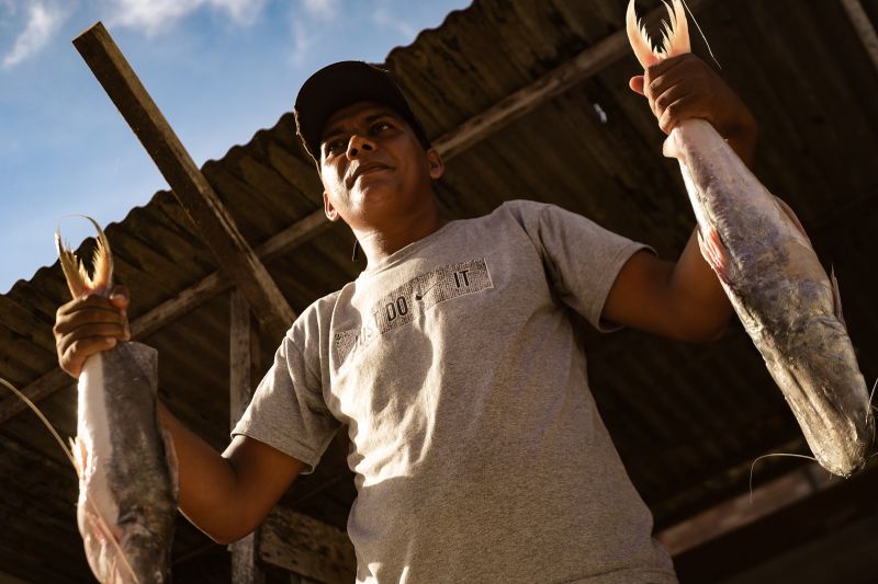 Fernando dos santos, feirante <div class='credito_fotos'>Foto: Pedro Guerreiro / Ag. Pará &nbsp;&nbsp;|&nbsp;&nbsp; <a href='/midias/2024/originais/20061_8445535b-5945-3cd1-9ea4-bdc41de6494e.jpg' download><i class='fa-solid fa-download'></i> Download</a></div>