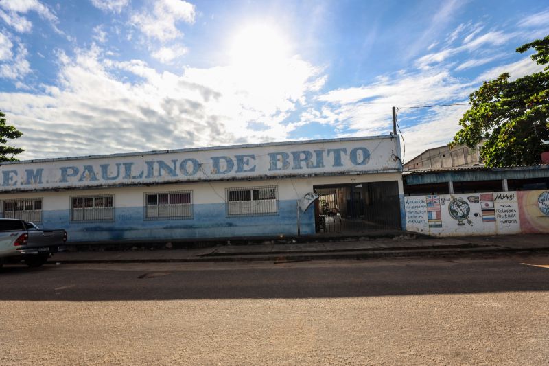 Local onde será construída a nova Escola Paulino de Brito • Centro Especializado de Atendimento a Meninas e Mulheres Marajoaras <div class='credito_fotos'>Foto: Marcelo Lelis / Ag. Pará &nbsp;&nbsp;|&nbsp;&nbsp; <a href='/midias/2024/originais/20113_cfdef33f-f06d-8cf7-b363-a46a8db30614.jpg' download><i class='fa-solid fa-download'></i> Download</a></div>