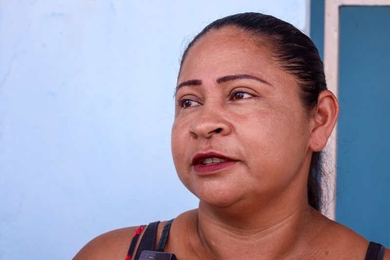 Angela do Socorro - Moradora da rua que receberá o asfalto