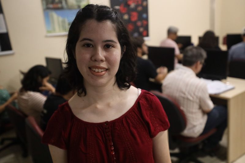 Estudante Jéssica Carvalho - nível 3 do Instituto <div class='credito_fotos'>Foto: Marcelo Lelis / Ag. Pará &nbsp;&nbsp;|&nbsp;&nbsp; <a href='/midias/2024/originais/20303_79e2312d-f9ab-6f97-5164-bf7458337b24.jpg' download><i class='fa-solid fa-download'></i> Download</a></div>