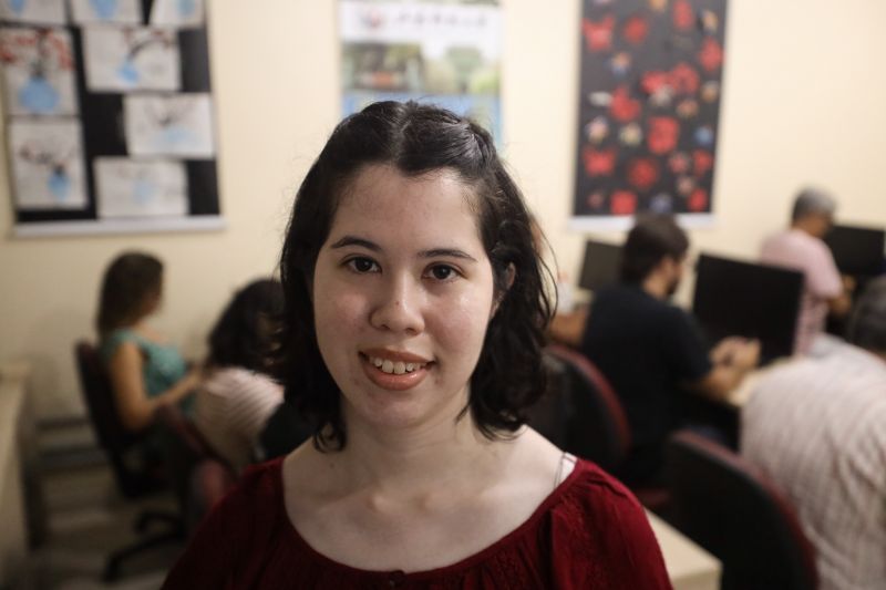 Estudante Jéssica Carvalho - nível 3 do Instituto <div class='credito_fotos'>Foto: Marcelo Lelis / Ag. Pará &nbsp;&nbsp;|&nbsp;&nbsp; <a href='/midias/2024/originais/20303_fc5130c2-860c-2d29-218d-acdff5c94a59.jpg' download><i class='fa-solid fa-download'></i> Download</a></div>