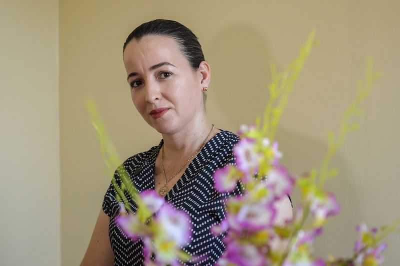 Polyanna Loh - Coordenadora da Casa Lilás no Município de Pacajá <div class='credito_fotos'>Foto: Marcelo Lelis / Ag. Pará &nbsp;&nbsp;|&nbsp;&nbsp; <a href='/midias/2024/originais/20360_3d67a027-e8a1-9b55-5b15-d6de9b60c6df.jpg' download><i class='fa-solid fa-download'></i> Download</a></div>