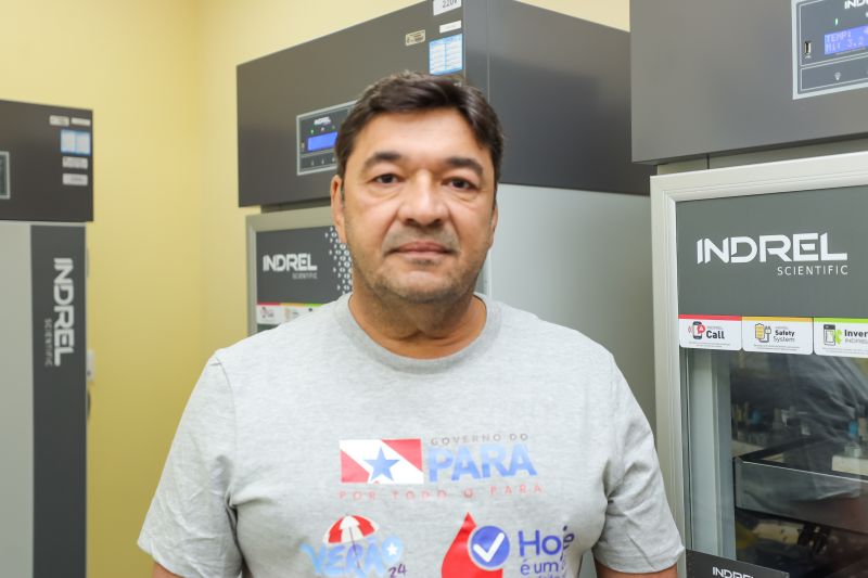 Presidente Fundação Hemopa Paulo Bezerra <div class='credito_fotos'>Foto: Alex Ribeiro / Ag. Pará &nbsp;&nbsp;|&nbsp;&nbsp; <a href='/midias/2024/originais/20426_759d1ed4-1438-9225-e7e6-3caff277aa0f.jpg' download><i class='fa-solid fa-download'></i> Download</a></div>