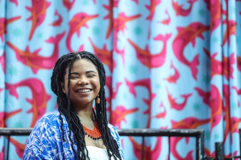 Samilly Valadares, palestrante, artista, ativista quilombola e psicóloga <div class='credito_fotos'>Foto: Marcelo Lelis / Ag. Pará &nbsp;&nbsp;|&nbsp;&nbsp; <a href='/midias/2024/originais/20707_23bb214d-09b9-7a75-b737-ceff33bc0e1b.jpg' download><i class='fa-solid fa-download'></i> Download</a></div>