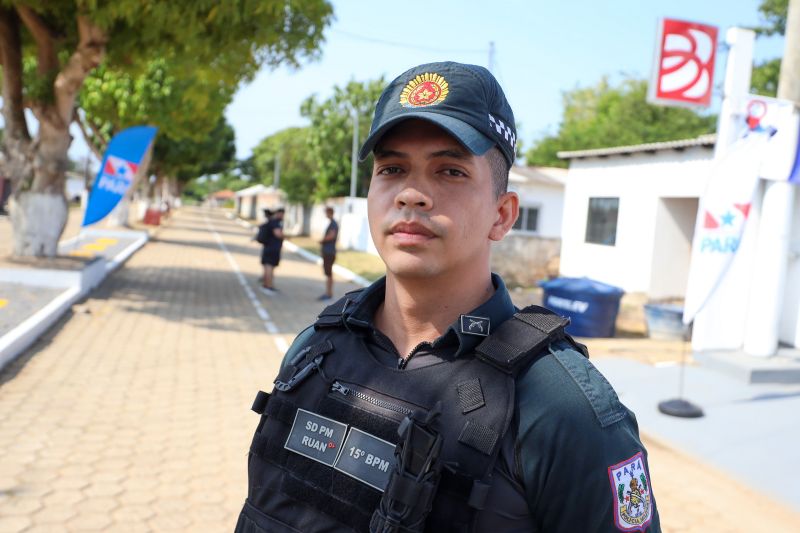 Roberto Ruan, Sd PM <div class='credito_fotos'>Foto: Marcelo Lelis / Ag. Pará &nbsp;&nbsp;|&nbsp;&nbsp; <a href='/midias/2024/originais/20832_01f0ebc5-7f56-3e2f-2653-1a3d7c6b9620.jpg' download><i class='fa-solid fa-download'></i> Download</a></div>