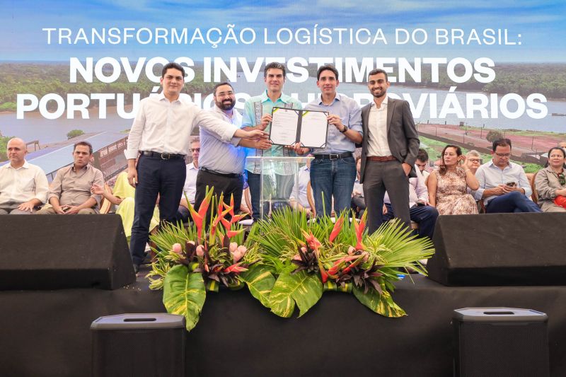 ASSINATURA COM O TERMO DE RISCO DE INVESTIMENTO TRI, COM A
EMPRESA ULTRACARGO LOGÍSTICA S/A, INVESTIMENTO DE 5,4 MILHÕES <div class='credito_fotos'>Foto: Pedro Guerreiro / Ag. Pará &nbsp;&nbsp;|&nbsp;&nbsp; <a href='/midias/2024/originais/21320_6cf750e9-96d0-e7fd-9e42-483b1b99b04b.jpg' download><i class='fa-solid fa-download'></i> Download</a></div>