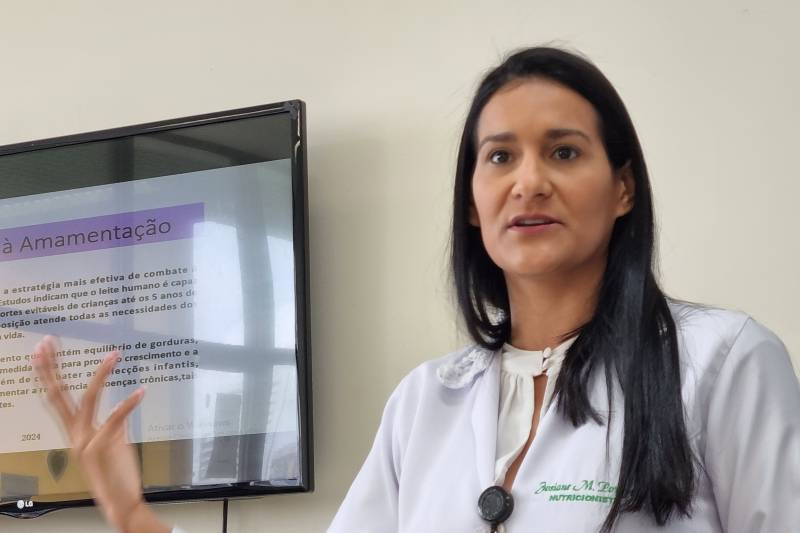 Josiane e voluntária