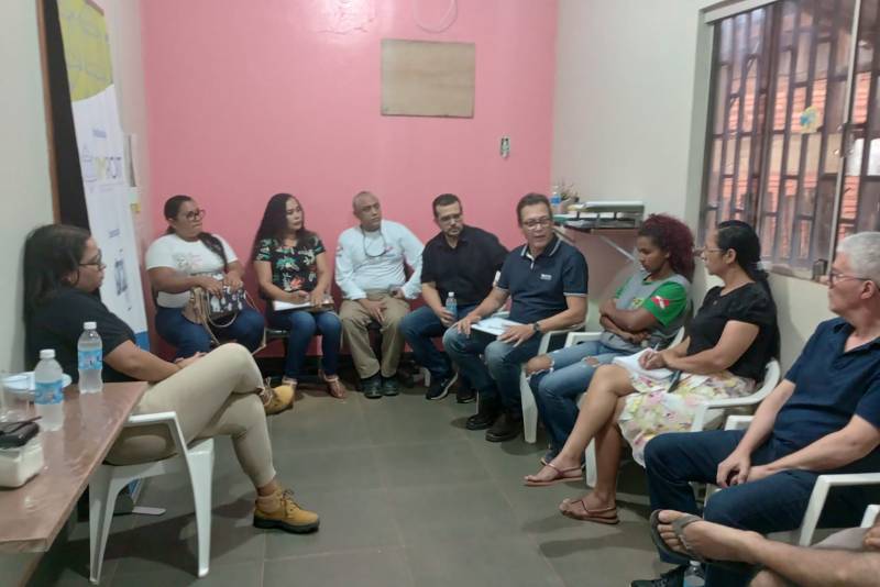 Reunião da Semas com a comunidade de Miritituba