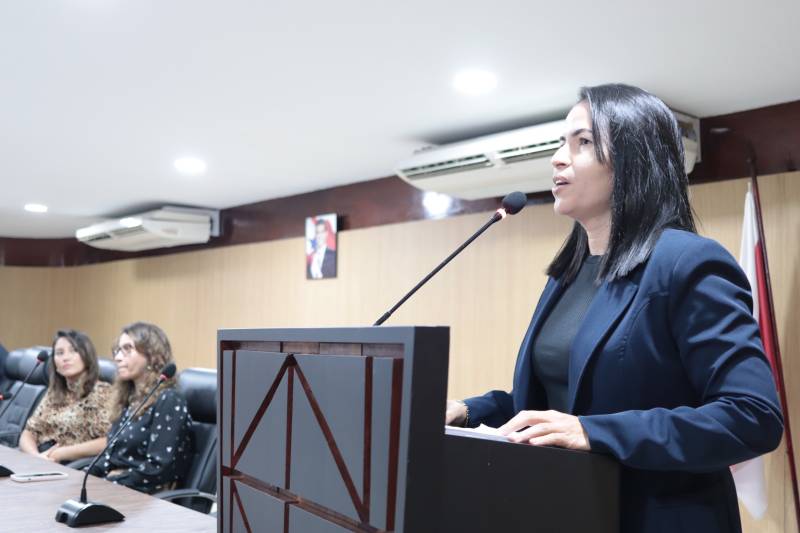 Delegada Marizol Almeida, integrante do NIP