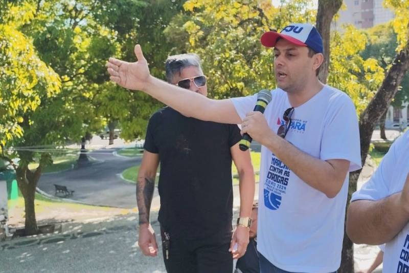 Secretário de Justiça, Evandro Garla, fez o discuro de abertura do evento