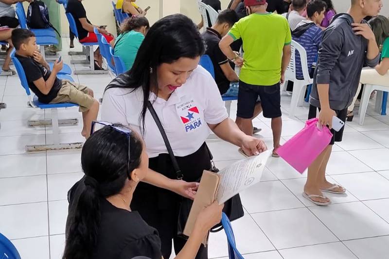 Atendimento da Seju em Afuá