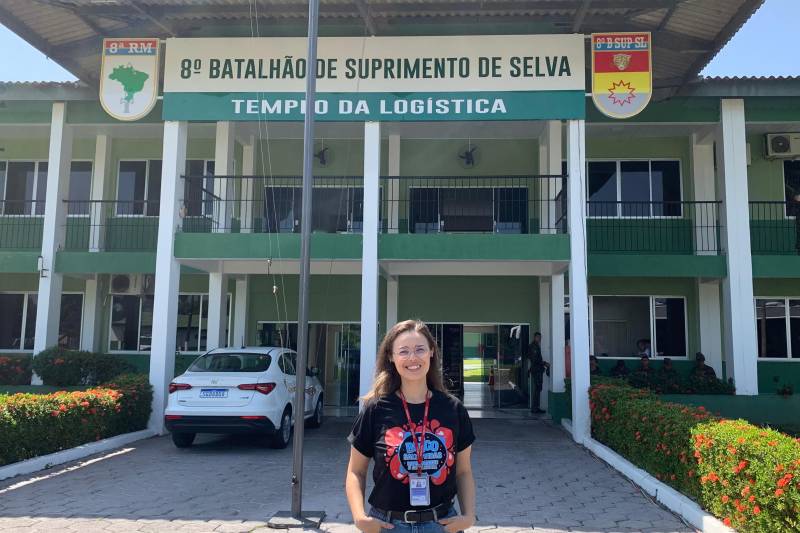 assistente social do Hemopa, Vanessa Pimentel