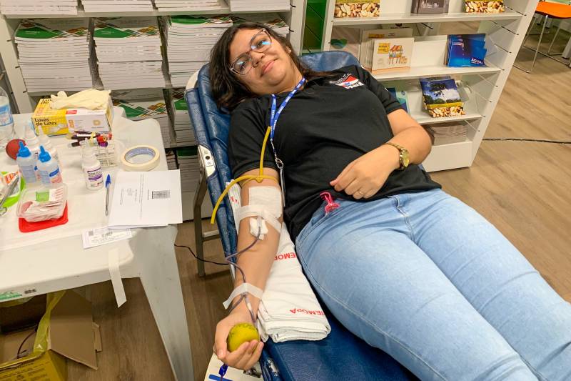 Doadora, Vanessa Dias, funcionária da Semas