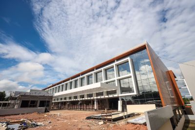 notícia: Construção do Hospital Pronto Socorro da Augusto Montenegro está em reta final