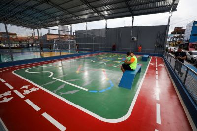 galeria: Vice-Governadora Hana Ghassan participa da entrega da Praça da Conquista, em Ananindeua