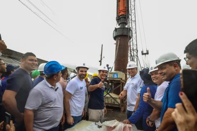 galeria: Agenda Governador Helder Barbalho : Icoaraci. Construção 2ª nova ponte do Outeiro