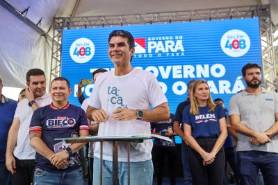 galeria: Governador Helder Barbalho assina OS macrodrenagem canal da gentil