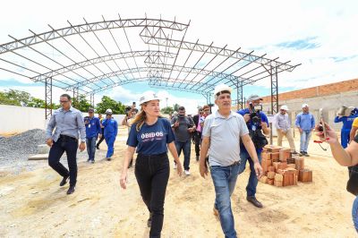 notícia: Vice-governadora visita canteiro de obras de unidades do programa Creches Por Todo o Pará