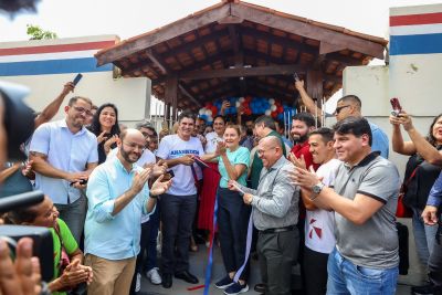 notícia: Governo inicia ano letivo 2024 entregando escola Romulo Maiorana, em Ananindeua