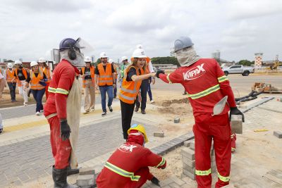 notícia: Estado visita obras do Parque da Cidade e apresenta projeto ao arquiteto responsável pelo Rock in Rio