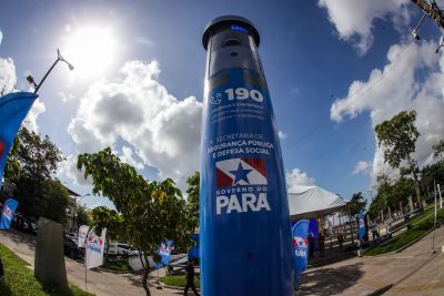 notícia: Pará instala Totens de segurança para atender chamados de urgência e emergência da população 
