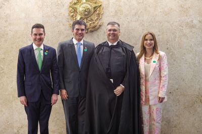 notícia: Governo do Pará prestigia posse de Flavio Dino no Supremo Tribunal Federal
