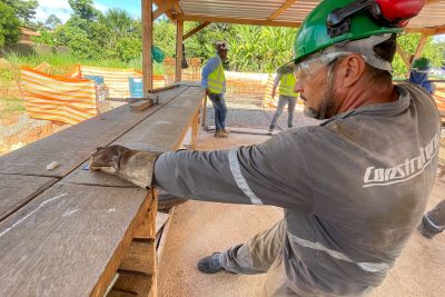 notícia: Obras do Hospital Materno-Infantil de Marabá avançam no mês de fevereiro 
