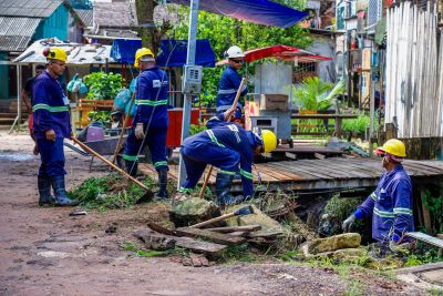 notícia: Estado inicia 2ª fase das obras nos Canais do Mártir e Murutucu, em Belém