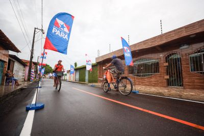 notícia: Governo do Estado avança com obras de pavimentação na Região Metropolitana de Belém