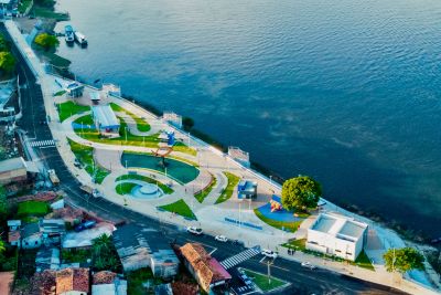 notícia: Obras estaduais de infraestrutura geram renda, lazer, saúde e qualidade de vida em Tucuruí