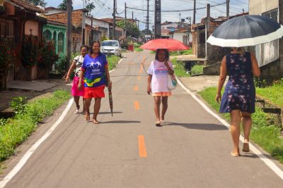 notícia: Asfalto muda a realidade de famílias que moram nos municípios da Região de Integração Guamá