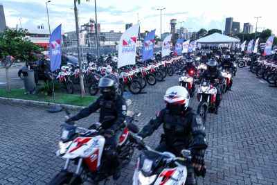 galeria: Governador Helder Barbalho - Entrega de Equipamentos e Motocicletas para a PM