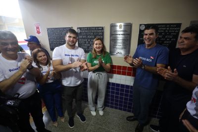 galeria: VICE GOVERNADOR HANA ENTREGA EEEM JONATHAS PONTES ATHIAS PEIXE-BOI - SUA CASA