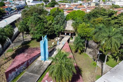 galeria: Governador Helder Barbalho assina OS das obras do Memorial Magalhães Barata - imagens aéreas