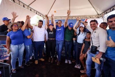 galeria: Vice-governadora Hana Ghassan garante mais asfalto ao município de Goianésia do Pará