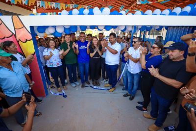 galeria: VICE GOVERNADORA HANA PARTICIPA REINAUGURAÇÃO ESCOLA MUNICIPAL GOIANÉSIA