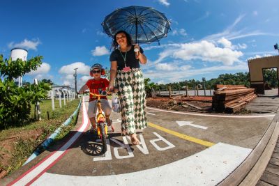 galeria: Agenda do Governo do Estado em Afuá - asfalto por todo o pará