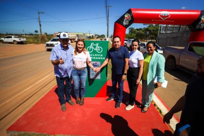 galeria: Vice-governadora Hana Ghassan -  INAUGURAÇÃO CICLOVIA ITUPIRANGA