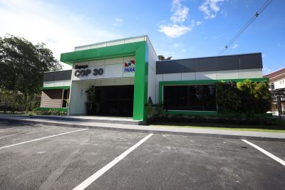 galeria: Vice-governadora Hana Ghassan  na inauguração do Espaço COP30