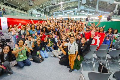 notícia: Segundo dia do Y20 incentiva estudantes estaduais a debater agenda climática