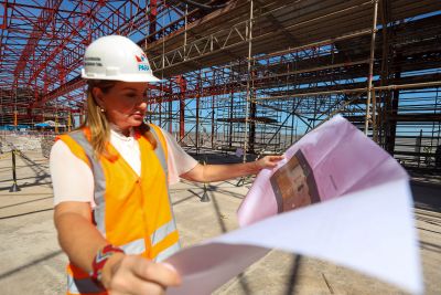 notícia: Vice-governadora e comitiva visitam obras da COP30 em Belém