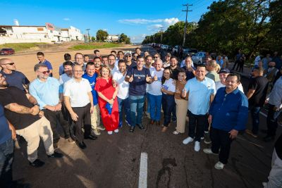 notícia: Governo do Pará garante mais asfalto para Almeirim e Santarém