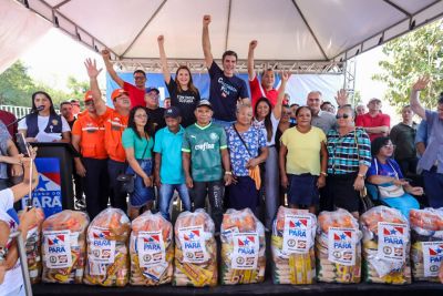 notícia: Estado leva ajuda humanitária e confirma entrega de creche em Concórdia do Pará