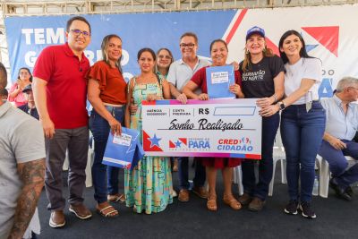 notícia: Famílias de Garrafão do Norte recebem do Governo do Pará auxílio para moradia 